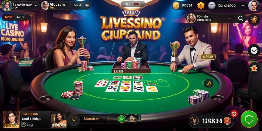 Tampilan menarik API33 dengan gameplay Live Casino yang mendebarkan.