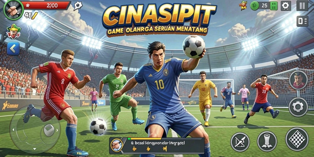 Gameplay seru dari CINASIPIT yang membawa olahraga ke genggaman tangan.