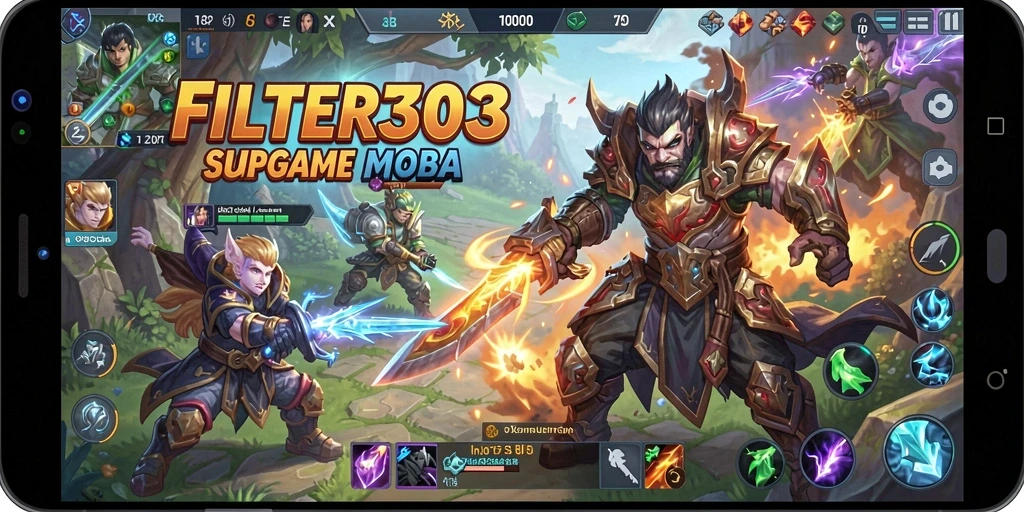 Tampilan gameplay menarik FILTER303 yang mengasyikkan.