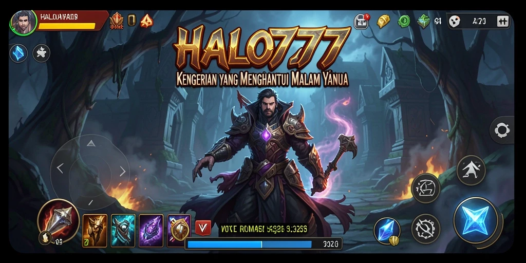 Screenshot HALO777 menampilkan suasana mencekam dalam gameplay.