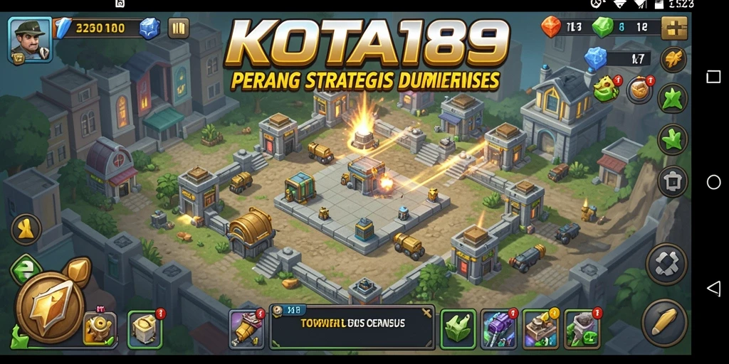 Gameplay menawan KOTA189 dengan strategi Tower Defense yang mendebarkan.