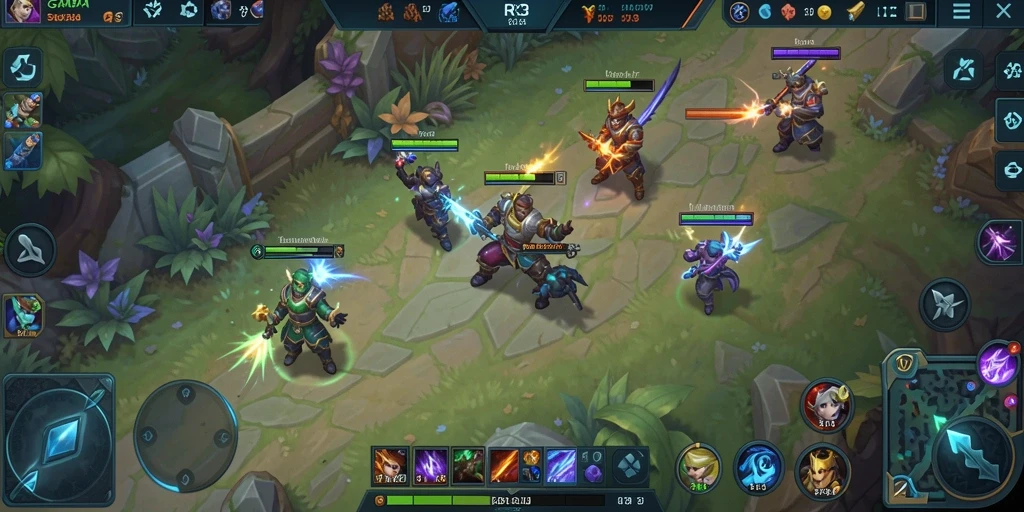 Screenshot gameplay RR33 yang menampilkan pertempuran seru dan strategi
