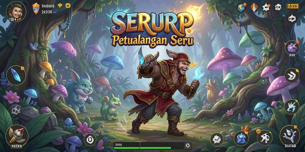 Tampilan gameplay SERURP yang penuh petualangan dan tantangan.