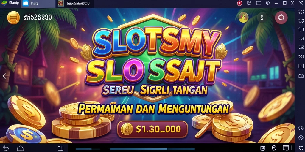 Screenshot gameplay SLOTSMY menampilkan slot menarik dengan grafik yang memukau.