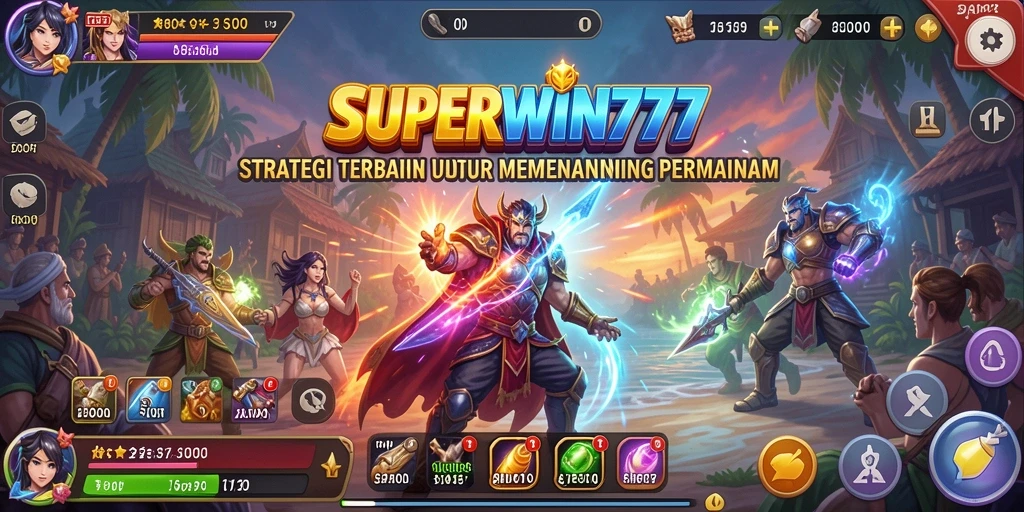 Tampilan gameplay <strong>SUPERWIN777</strong> yang seru dan strategis.