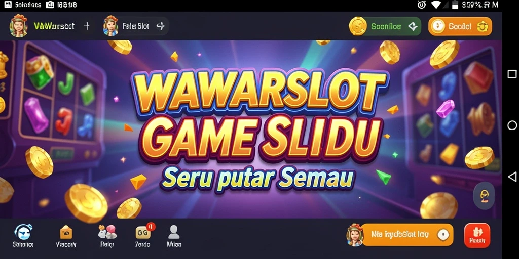 Screenshot gameplay WAWARSLOT yang menampilkan keseruan permainan slot Idle.